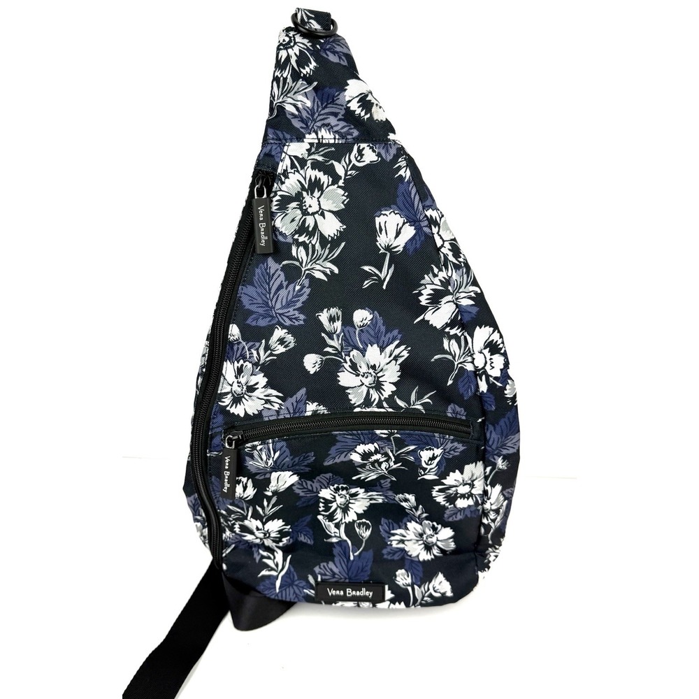 Vera Bradley Essential Sling Backpack Frosted Floral Cottagecore Used Once